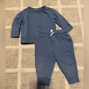 Nordstrom Kids Blue Sweatshirt and Joggers Set